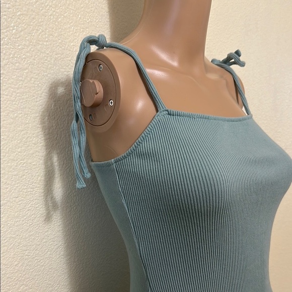 Wild fable- Elegant Blue Sleeveless Dress - Picture 4 of 8